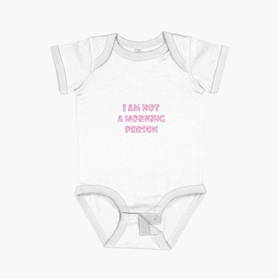 LuvlyFunny Watercolor Text. Short Sleeve Baby One-Piece, New Born, Baby Shower Gift, New Parents Gift