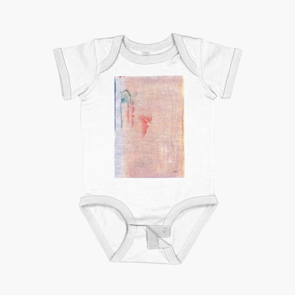 LuvlyHelen Frankenthaler - Cedar Hill - 1983 Short Sleeve Baby One-Piece, New Born, Baby Shower Gift, New Parents Gift