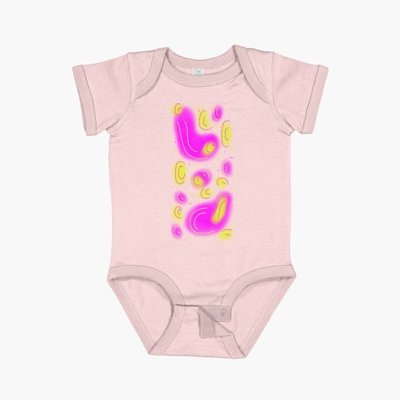 LuvlyHippie-Chic Short Sleeve Baby One-Piece, New Born, Baby Shower Gift, New Parents Gift