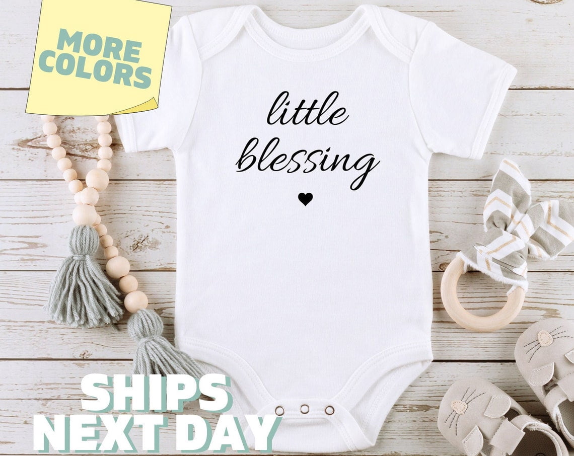 LuvlyLittle Blessing Baby Onesies® Brand Cute Baby Bodysuit Cute ...