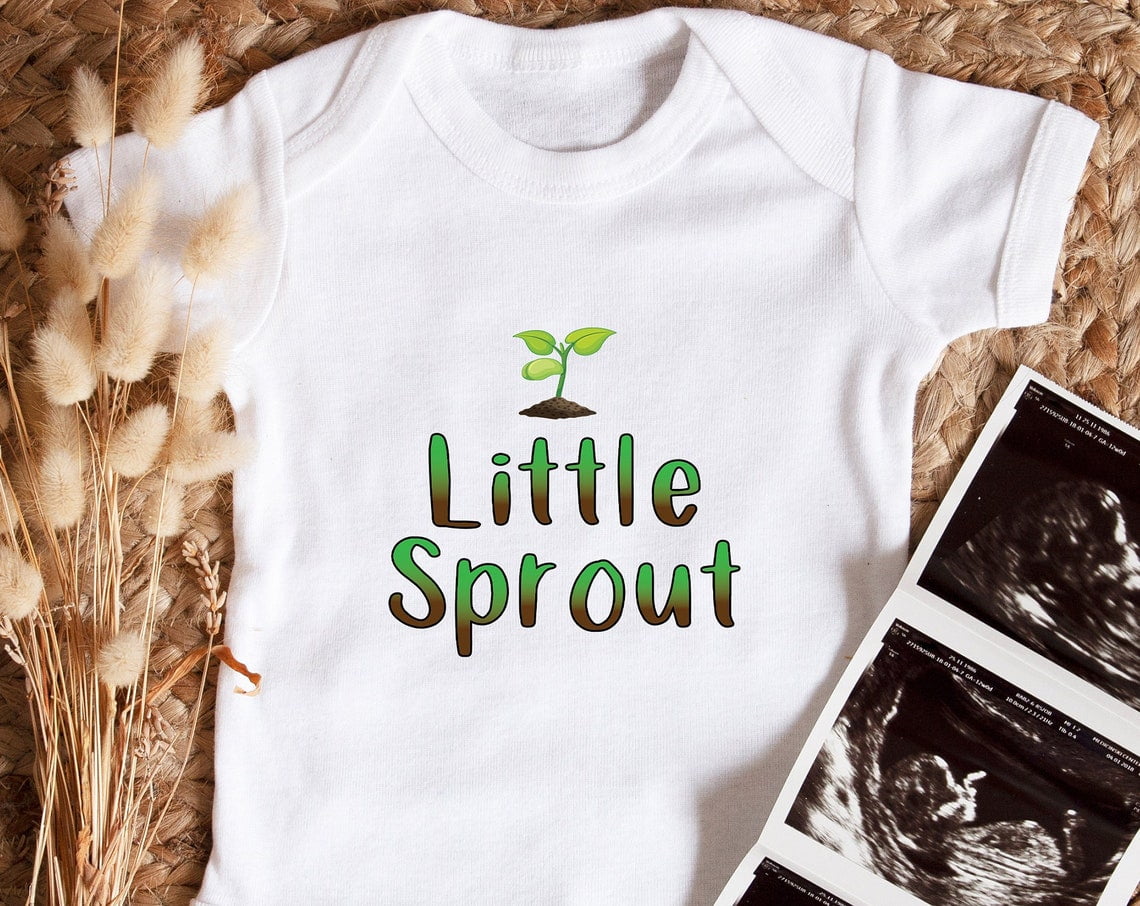 LuvlyLittle Sprout, Cute Baby, Minimalist Toddler Shirt, Funny Baby ...