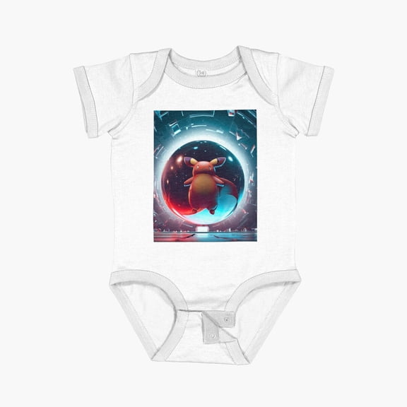 LuvlyPokerobot Design Created Inspired By The Mythical Children'S Series Short Sleeve Baby One-Piece, New Born, Baby Shower Gift, New Parents Gift