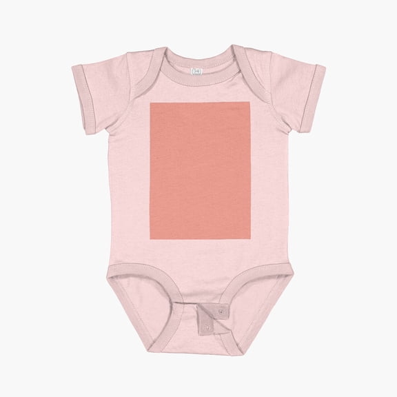 LuvlyPreppy Chic Girly Peach Color Blush Coral Pink Lemonade Short Sleeve Baby One-Piece, New Born, Baby Shower Gift, New Parents Gift