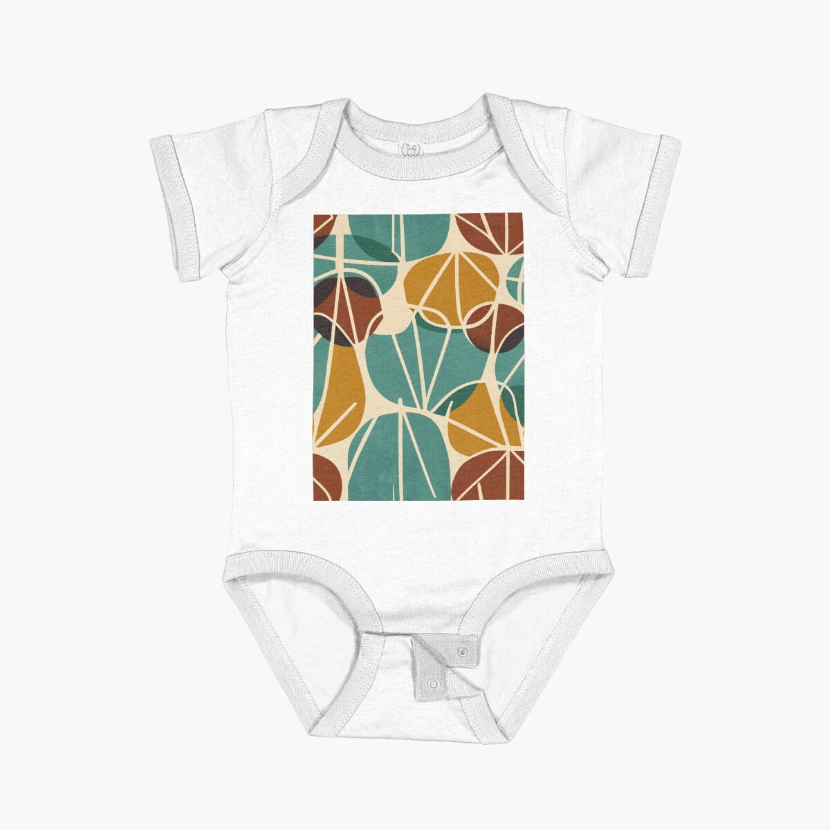 LuvlyRetro Geometric Designs Mid Century Modern Patterns Short Sleeve ...