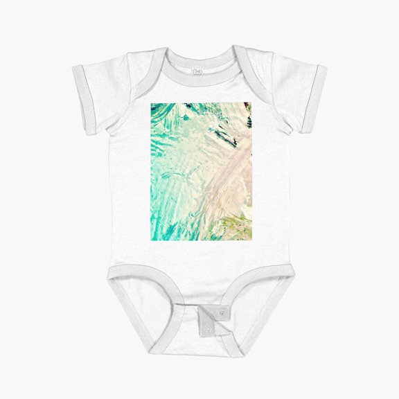 LuvlyThe One With The Paint Strokes Short Sleeve Baby One-Piece, New Born, Baby Shower Gift, New Parents Gift