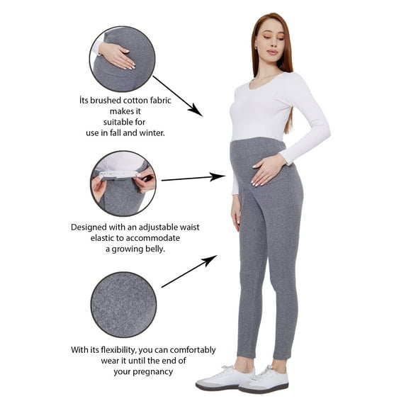 LuvmaBelly Maternity Brushed Jersey Leggings