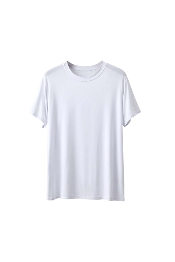 Big and Tall Men T Shirts Solid Cotton Tops Classic Crew Neck Short Sleeve Casual Basic Tee L-5XL