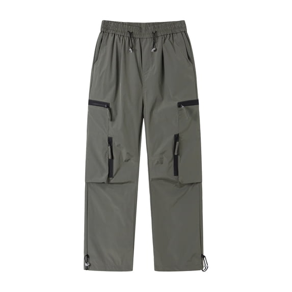 Luvrsol Big and Tall Men’s Stretch Twill Cargo Work Pants Straight Leg Multi Flap Pocket Utility Trousers M-5XL