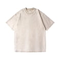 thumbnail image 1 of Luvrsol Boys' T-Shirt Unisex Kids Solid Basic Breathable Cotton Plain Daily Layering Tops 110-150, 1 of 7