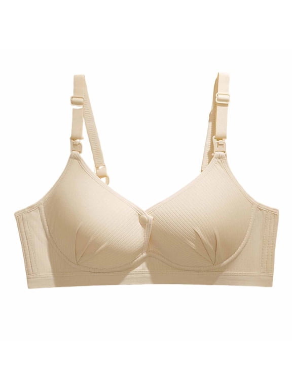 Front Closure Bras for Women Molded Push Up Anti Sag Support Comfort Work Everyday Lingerie XS-XL
