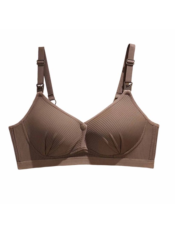 Front Closure Bras for Women Molded Push Up Anti Sag Support Comfort Work Everyday Lingerie XS-XL