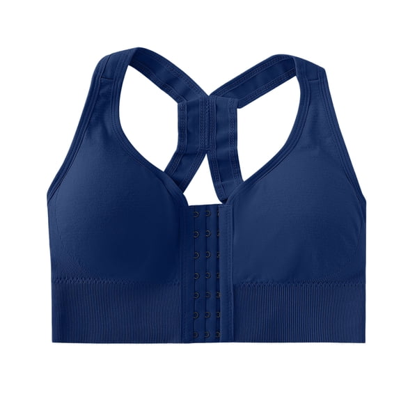 Luvrsol Front Closure Sports Bras for Women Structured Underwire Lift Side Fat Shaping Daily Essential Bra S-XL