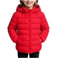 thumbnail image 1 of Luvrsol Girls Box‑Quilted Hooded Puffer Jacket, Zip‑Up Lightweight Kids Cold‑Weather Outerwear 100-160, 1 of 7