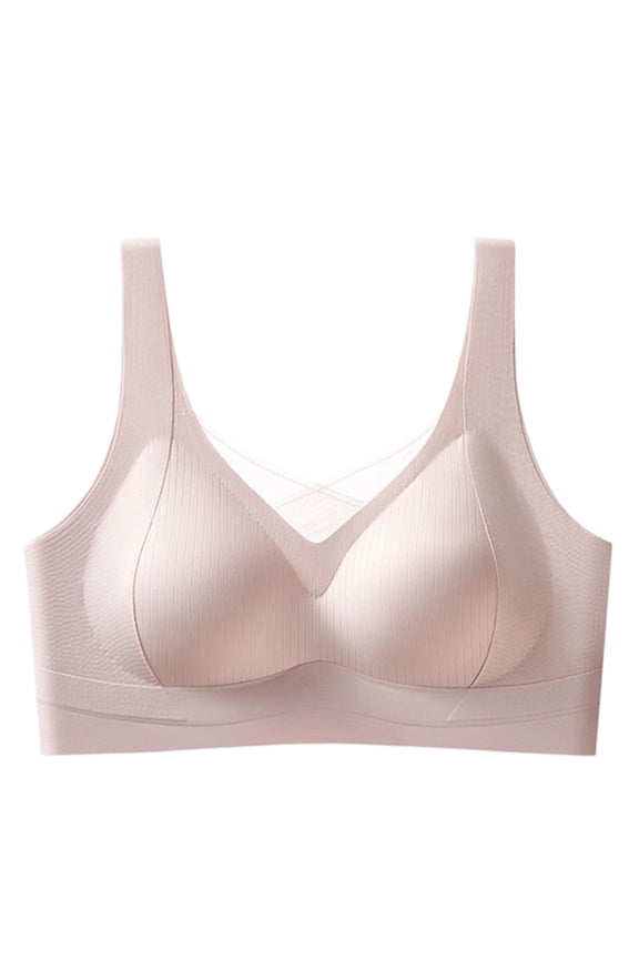 Jelly Bras for Women Smooth Surface No Underwire T-Shirt Bra Skin Comfort Flexible Support Daily Lingerie S-2XL