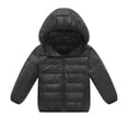 thumbnail image 1 of Luvrsol Kids Packable Hooded Puffer Jacket, Zip‑Up Lightweight Portable Boys Girls Outerwear 100-160, 1 of 8