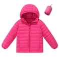 thumbnail image 1 of Luvrsol Kids Packable Hooded Puffer Jacket, Zip‑Up Lightweight Portable Boys Girls Outerwear 100-170, 1 of 6