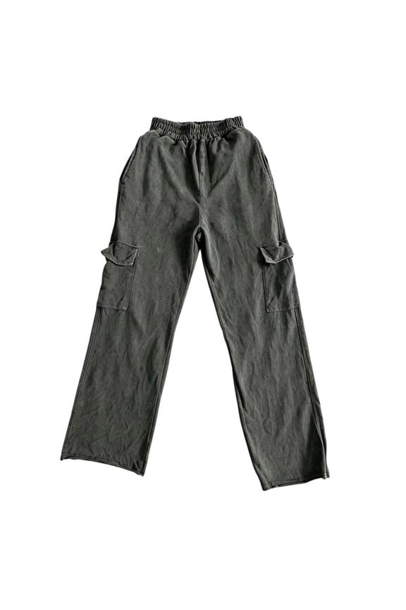 Men Windproof Ripstop Outdoor Cargo Pants Multi Secure Pockets Industrial Work Trousers S-XL