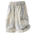 thumbnail image 1 of Luvrsol Men’s Big & Tall Functional Cargo Shorts Firm Fabric Casual Street Work Daily Basic Shorts M-4XL, 1 of 4