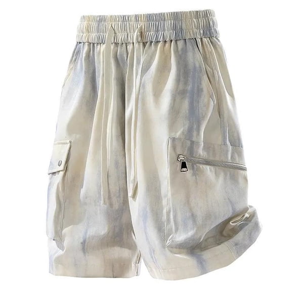 Luvrsol Men’s Big & Tall Functional Cargo Shorts Firm Fabric Casual Street Work Daily Basic Shorts M-4XL