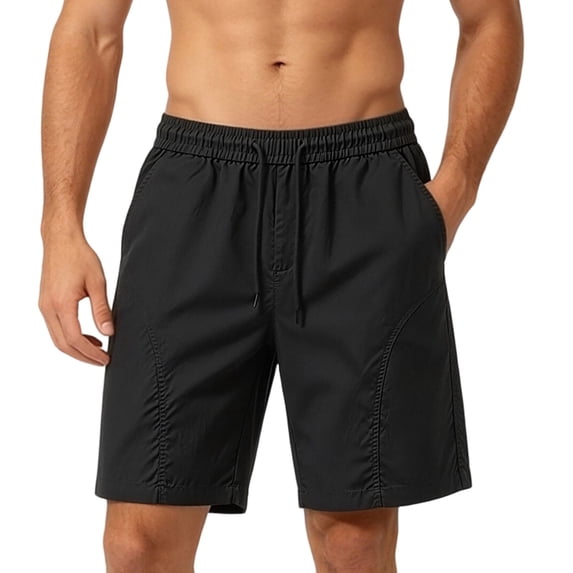 Luvrsol Men’s Big & Tall Performance Sport Shorts Four Way Stretch Training Fitness Casual Shorts XS-5XL