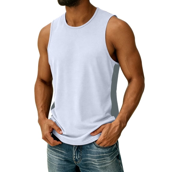 Luvrsol Men's Big & Tall Tank Tops Quick Dry Athletic Sleeveless Workout Shirts, XS-4XL