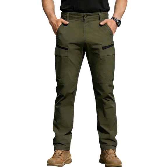 Luvrsol Men's Work Pants Lightweight Stretch Water Resistant Casual Tactical Cargo, S-3XL