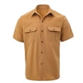 thumbnail image 1 of Luvrsol Mens Button Up Shirts Short Sleeve Classic Wrinkle-Resistant Casual Everyday Blouse Pocket Design S-3XL, 1 of 4