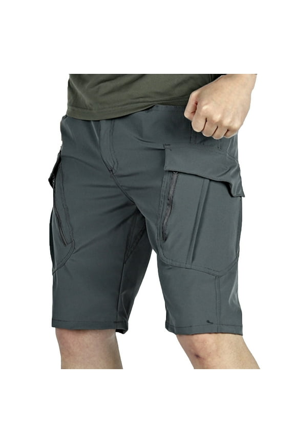 Mens Shorts Cargo Breathable & Flexible Loose Fit Breathable Tactical Shorts with Reinforced Pockets, Size S-3XL