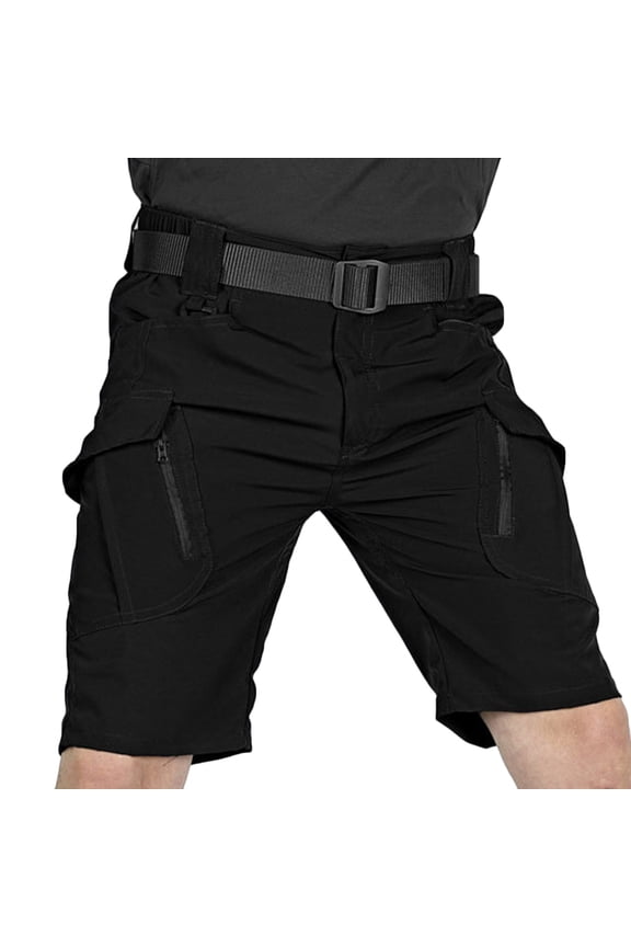 Mens Shorts Cargo Breathable & Flexible Loose Fit Breathable Tactical Shorts with Reinforced Pockets, Size S-3XL