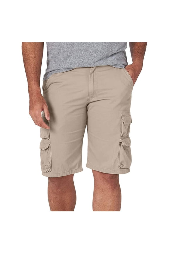Mens Shorts Cargo Durable Ripstop Multi Pocket Workwear Casual Outdoor Wear, M-3XL