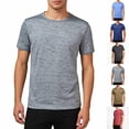 thumbnail image 1 of Luvrsol Mens T-shirts Big and Tall Solid Moisture Wicking Tee Quick Dry Lightweight Short Sleeve Sport Top M-5XL, 1 of 10