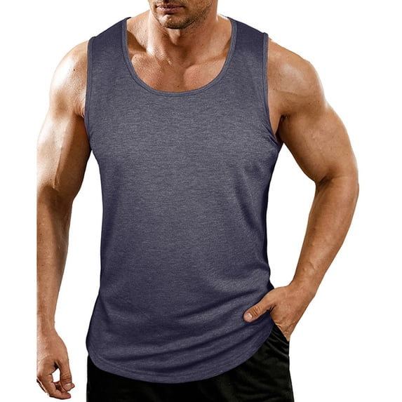 Luvrsol Muscle Shirts for Men Moisture Wicking Workout, S-2XL