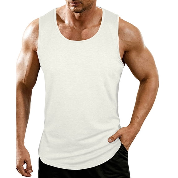 Luvrsol Muscle Shirts for Men Moisture Wicking Workout, S-2XL
