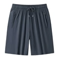 thumbnail image 1 of Luvrsol Plus Size Mens Shorts Breathable Casual Solid Outdoor Sports Versatile Five Quarter Pants, M-5XL, 1 of 5
