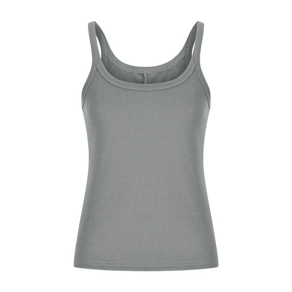 Luvrsol Plus Size Womens Tank Tops Solid Casual Relaxed Fit Soft Basic for Daily Outfit, S-5XL