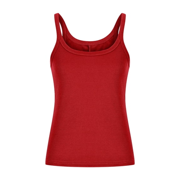 Luvrsol Plus Size Womens Tank Tops Solid Casual Relaxed Fit Soft Basic for Daily Outfit, S-5XL