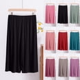 thumbnail image 1 of Luvrsol Plus Womens Capri Pants Soft & Breathable High Waisted Straight Crop Pants, Size XL-4XL, 1 of 5
