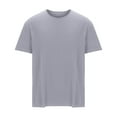 thumbnail image 1 of Luvrsol Shirts for Men Plus Breathable Casual Solid Loose-Fit Short Sleeved Base Tee Daily, L-5XL, 1 of 4