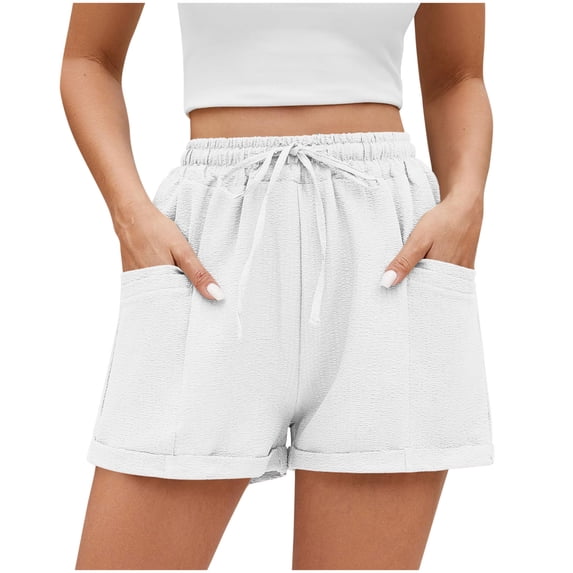 Luvrsol Shorts for Women Quick Dry Breathable Athletic Pants with Pockets Side Zippers, Size S-2XL
