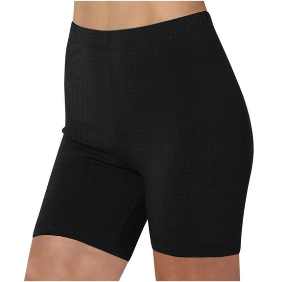 Luvrsol Shorts for Women Quick Dry Moisture Wicking Breathable Elastic Waist Summer Solid Casual Short Pants, Size S-2XL