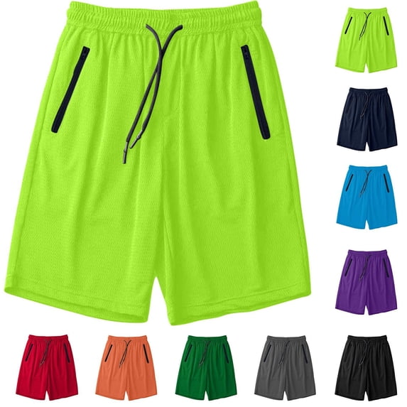 Luvrsol Shorts for Women Quick Dry Moisture Wicking Mesh Ice Silk Fitness Running Soft Unisex Yoga Sweatpants, Size S-2XL