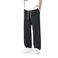 thumbnail image 1 of Luvrsol Sweatpants for Men Big & Tall Casual Drawstring Solid Pockets Elastic Waist Straight Leg Pants M-4XL, 1 of 8