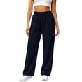 thumbnail image 1 of Luvrsol Sweatpants for Women Wide Leg Joggers Casual Solid Athletic Pants Daily Wear S-3XL, 1 of 5