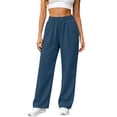 thumbnail image 1 of Luvrsol Sweatpants for Women Wide Leg Joggers Casual Solid Athletic Pants Daily Wear S-3XL, 1 of 5