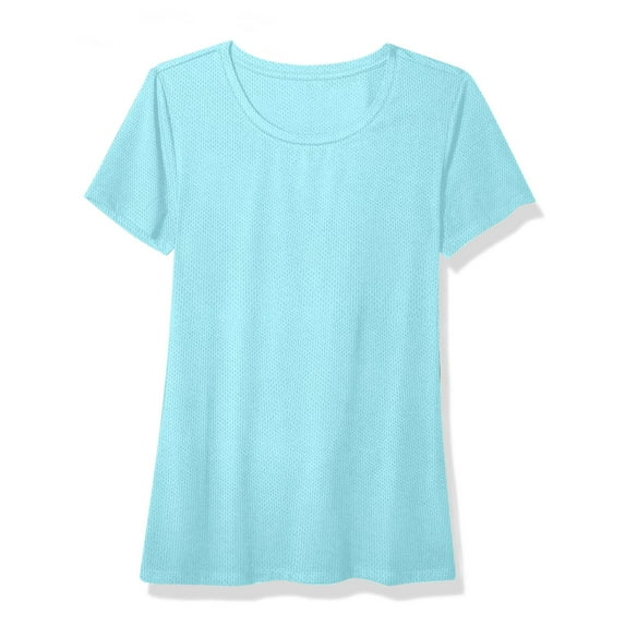Luvrsol T Shirts for Women Oversize Casual Round Neck Solid Color-Blocked Short Sleeve Round-Neck Blouse, Size S-4XL