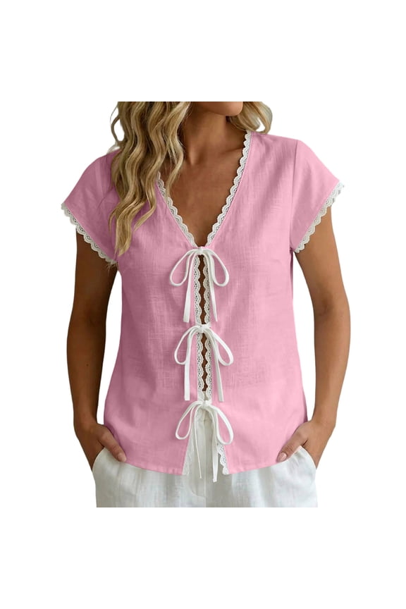 Tops for Women Trendy Casual Open Front Cardigan Lightweight Sheer Short Sleeve Top S-2XL