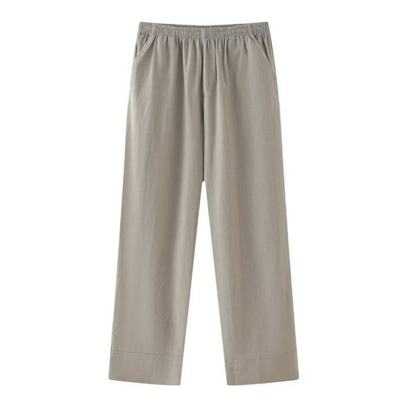 Luvrsol Wide Leg Sweatpants Women Casual Elastic Tie Waist Loose Long Pants with Pocket Wide Leg Trouser, Size XS-L