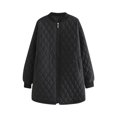 thumbnail image 1 of Luvrsol Winter Coats for Women Warm Padded Cotton Coat Long Sleeve Zip Up Casual Jacket Outerwear 3XL-5XL, 1 of 3
