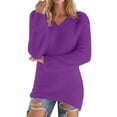 thumbnail image 1 of Luvrsol Women's Fashion Sweaters Casual Fleece Pullover Cozy Soft Fuzzy Winter Tops, Size 2XS-3XL, 1 of 6
