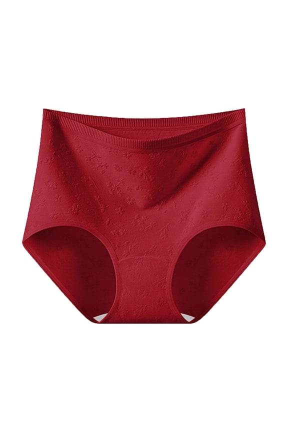 Women's Plus Size Underwear High Waisted Tummy Control Cotton Stretch Panties for Women, M-3XL